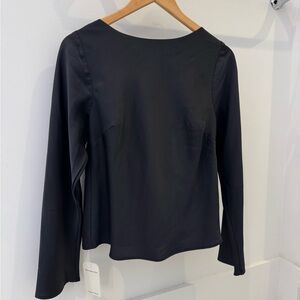Abercrombie & Fitch Black Blouse with Low Back